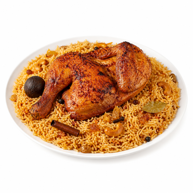نص فروج كبسة طاولة